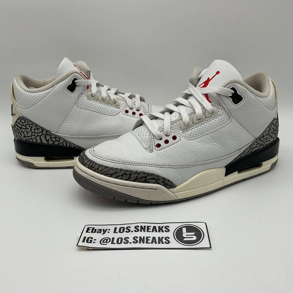 Size 8.5 - Jordan 3 Retro Mid White Cement Reimagined (DN3707-100)‎